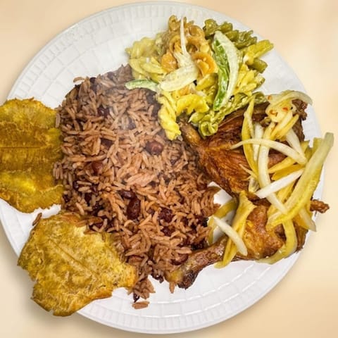 Poulet Riz Collé